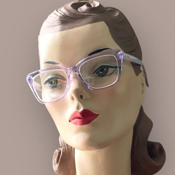 Betsey Johnson Accessories - Betsey Johnson +2.00 Purple Reading Glasses Readers Rounded Square